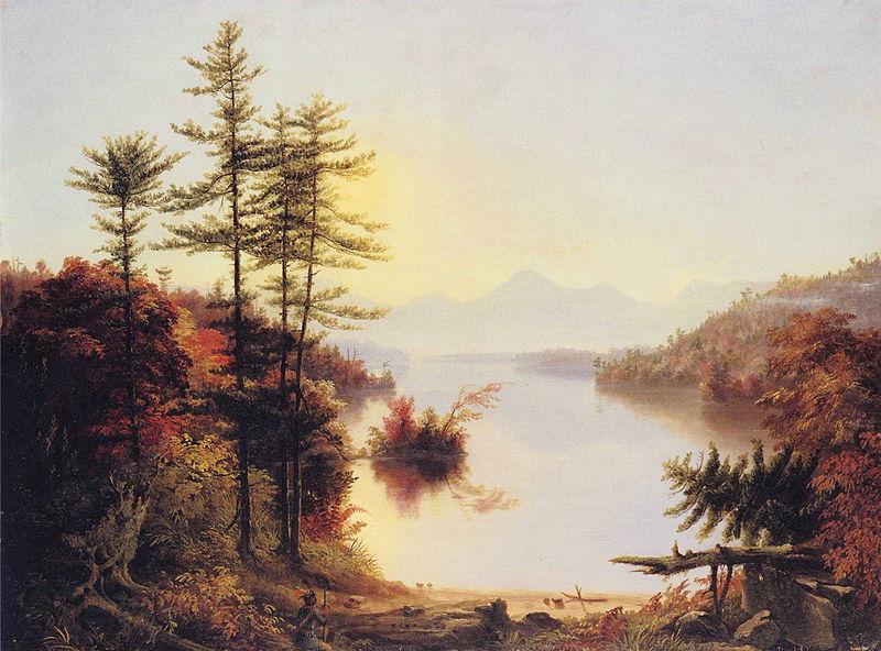Thomas Cole View on Lake Winnipiseogee France oil painting art